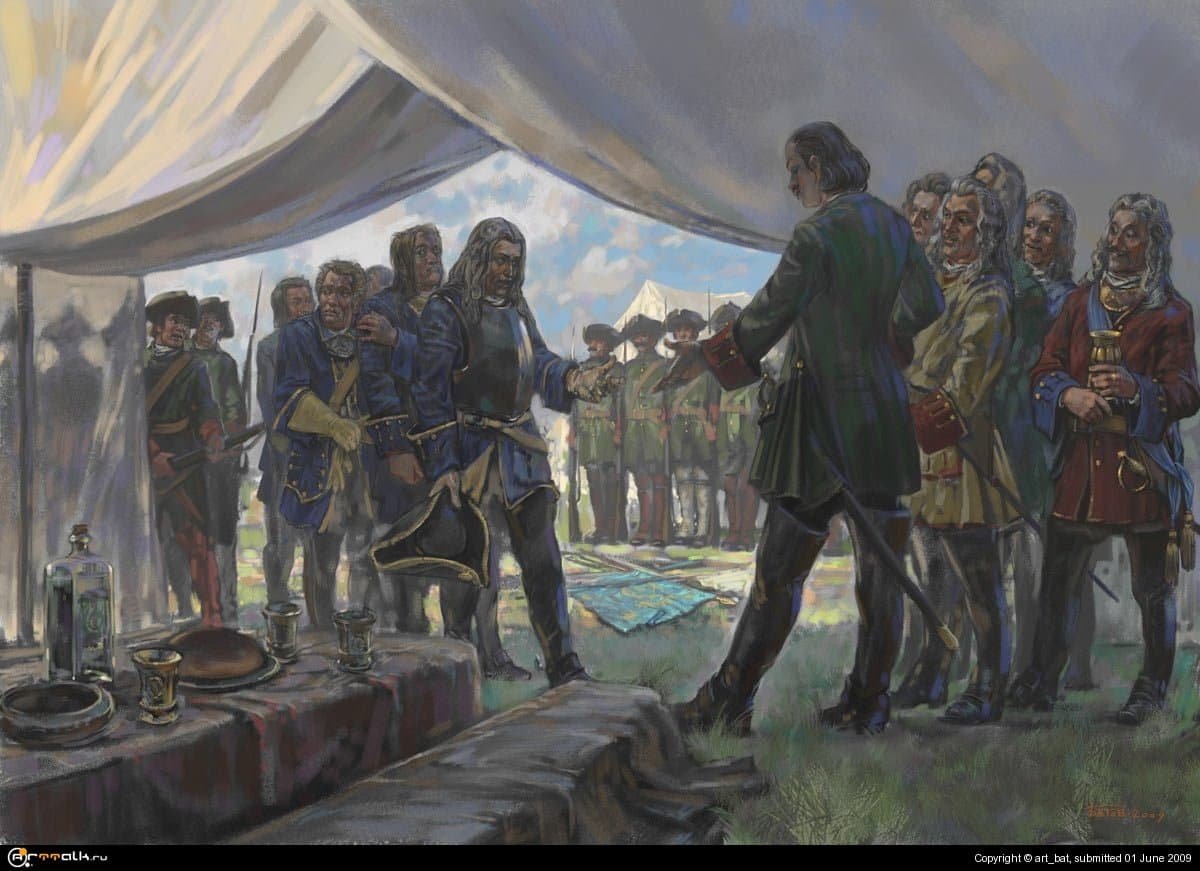 Пушки и орудия при Петре 1