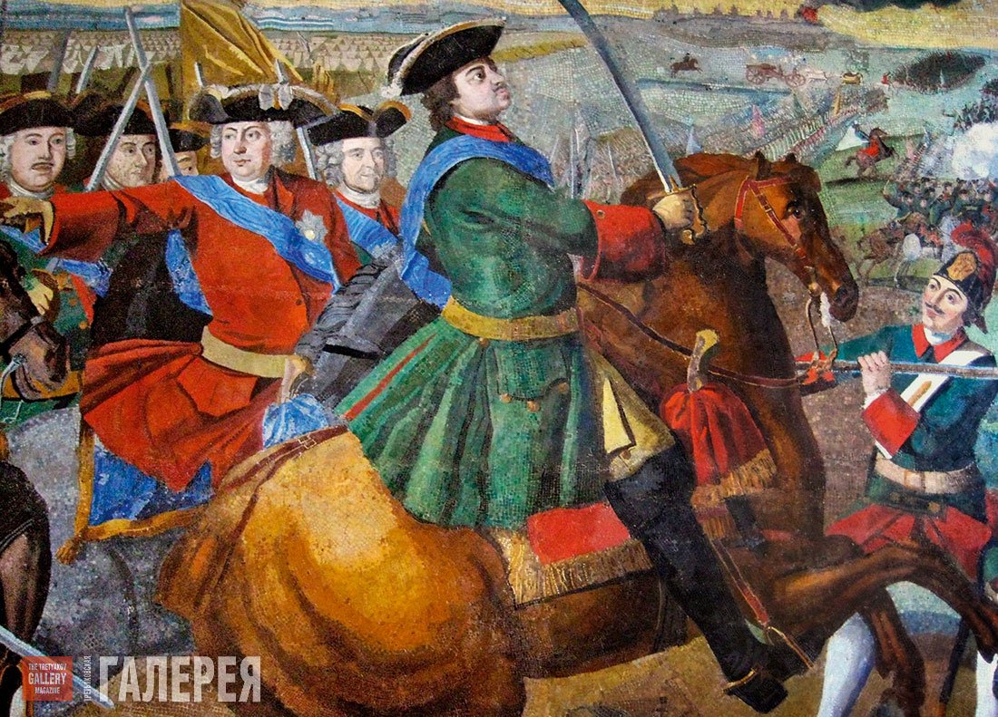 Петр i в Полтавской битве