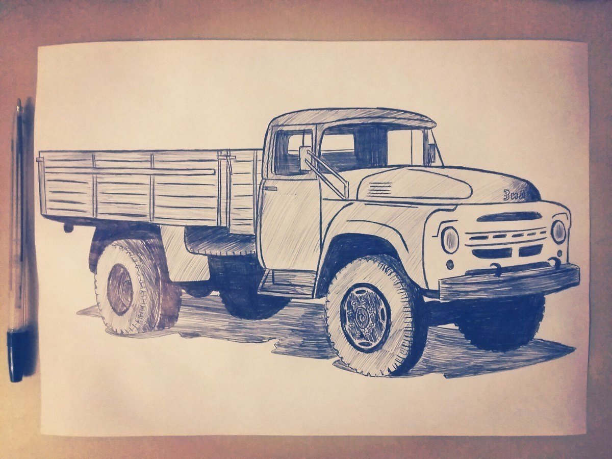 Раскраска мотоцикл Урал