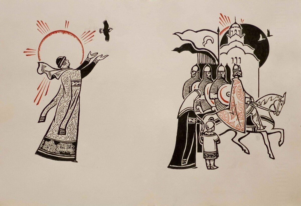 Александр Ярославич Невский в полный рост