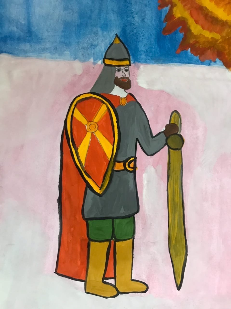 Исторические раскраски для детей