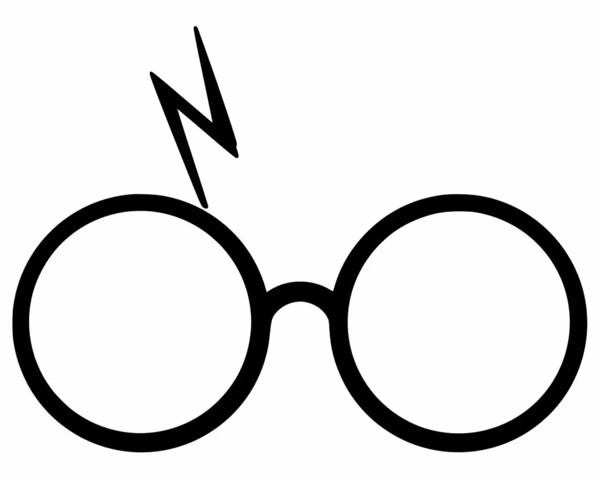 Пенсне на белом фоне