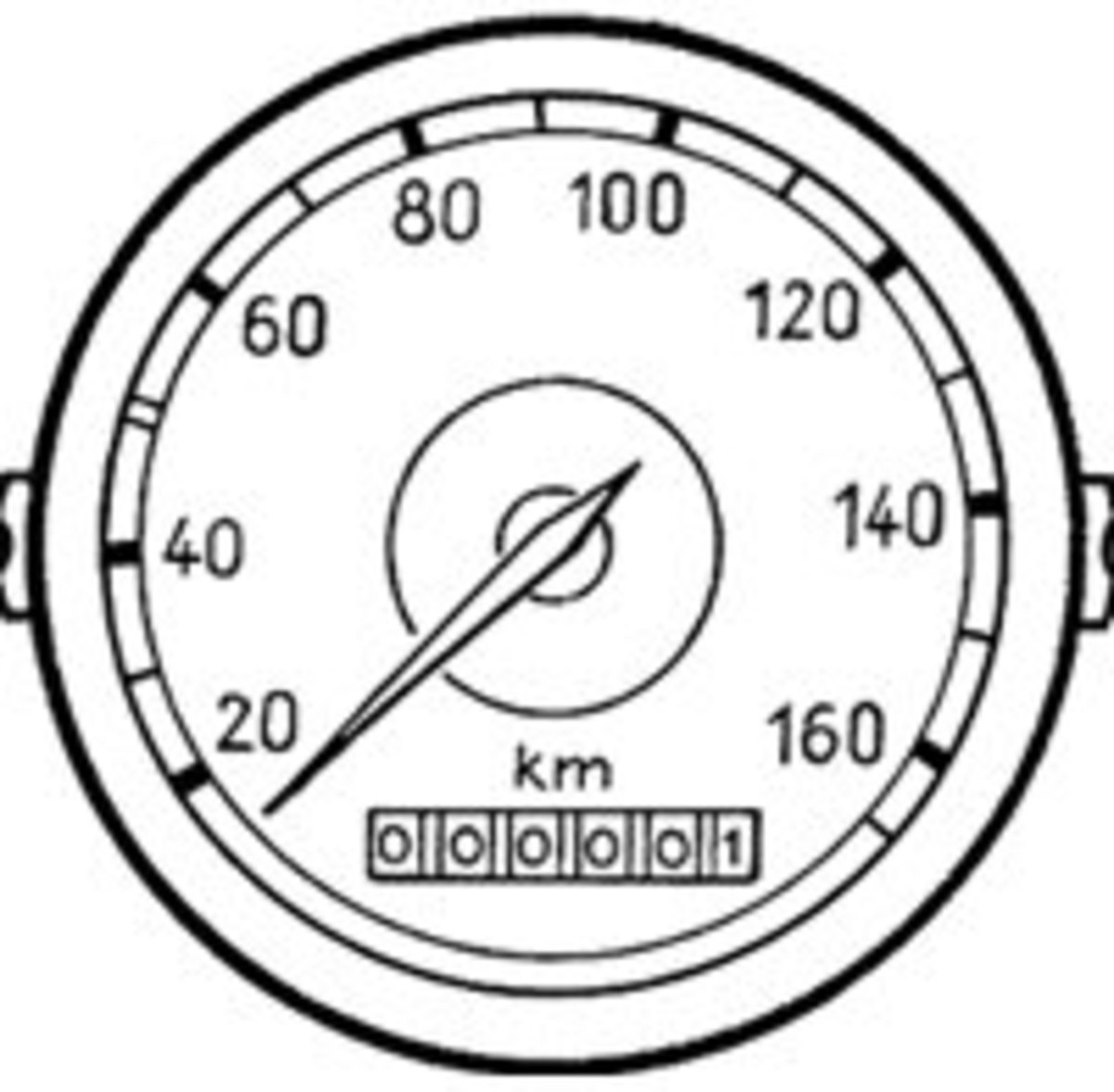 Спидометр нарисованный