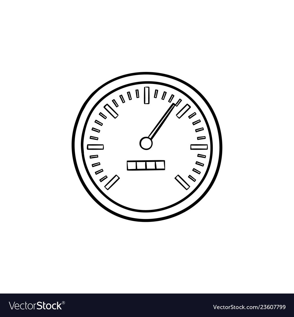 Рисунок одометра автомобиля