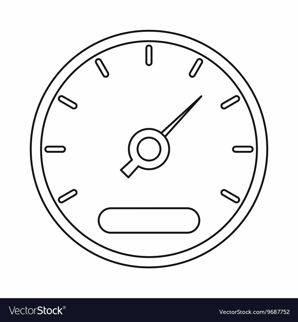 Спидометр контур