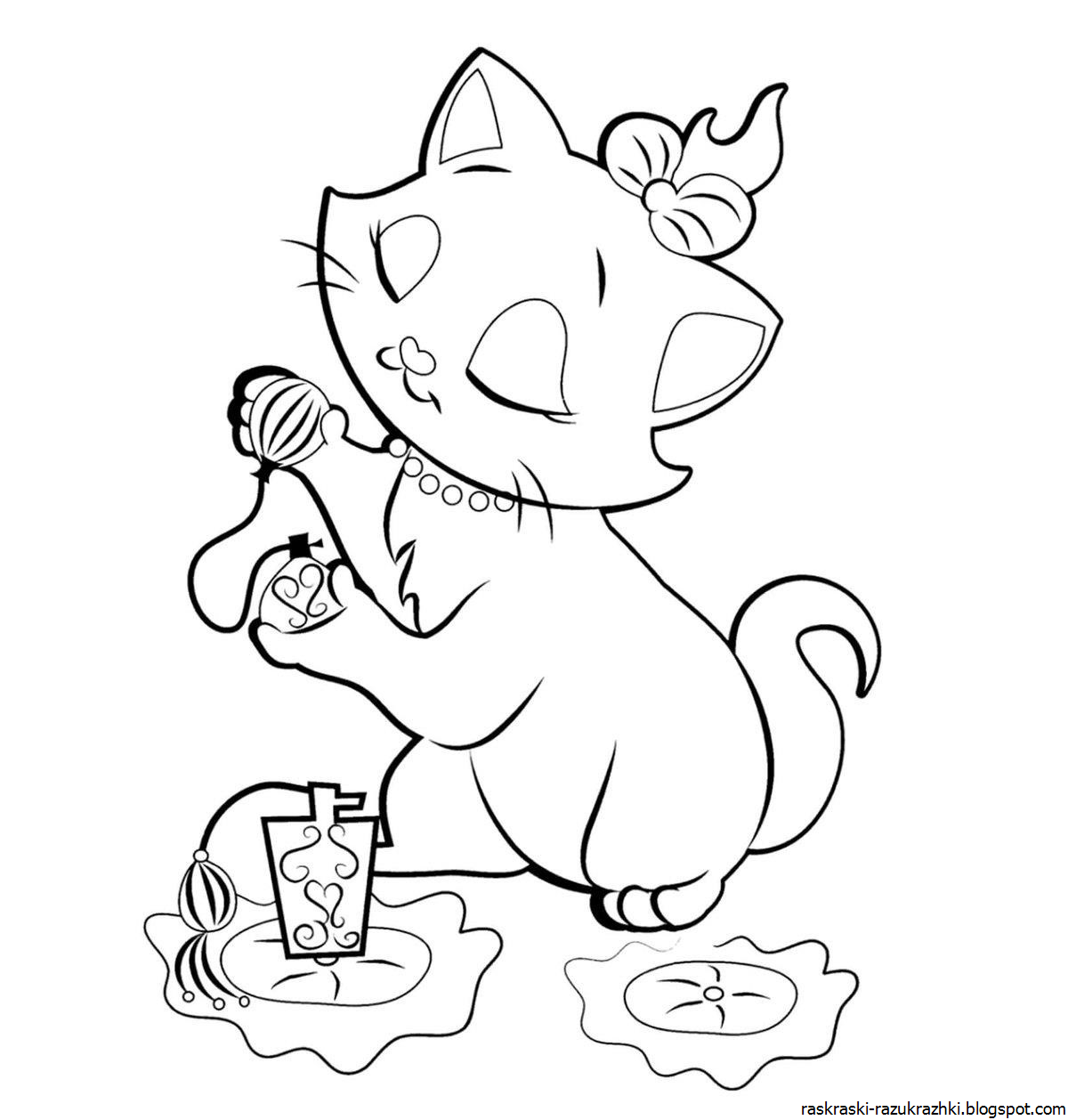 Котенок. Раскраска