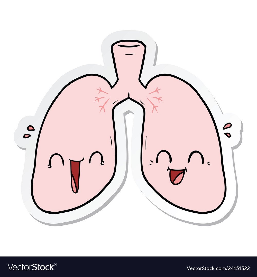 Рисунок легких человека