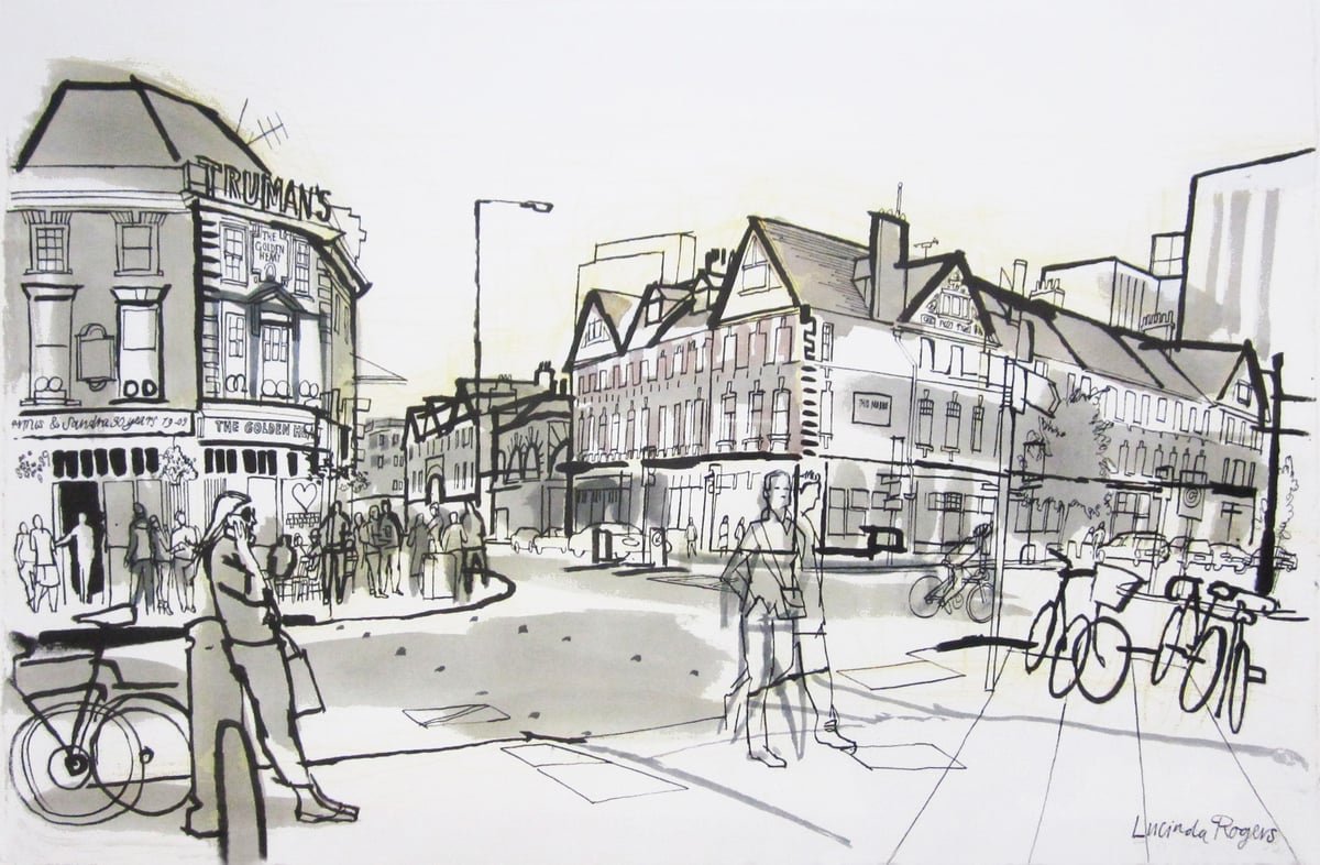 Архитектура Москвы скетч маркерами