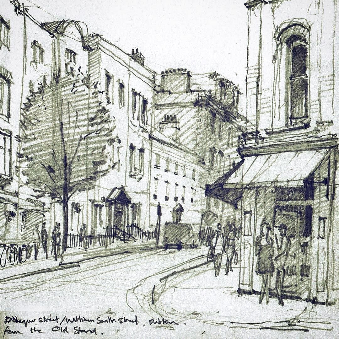 Улица карандашом