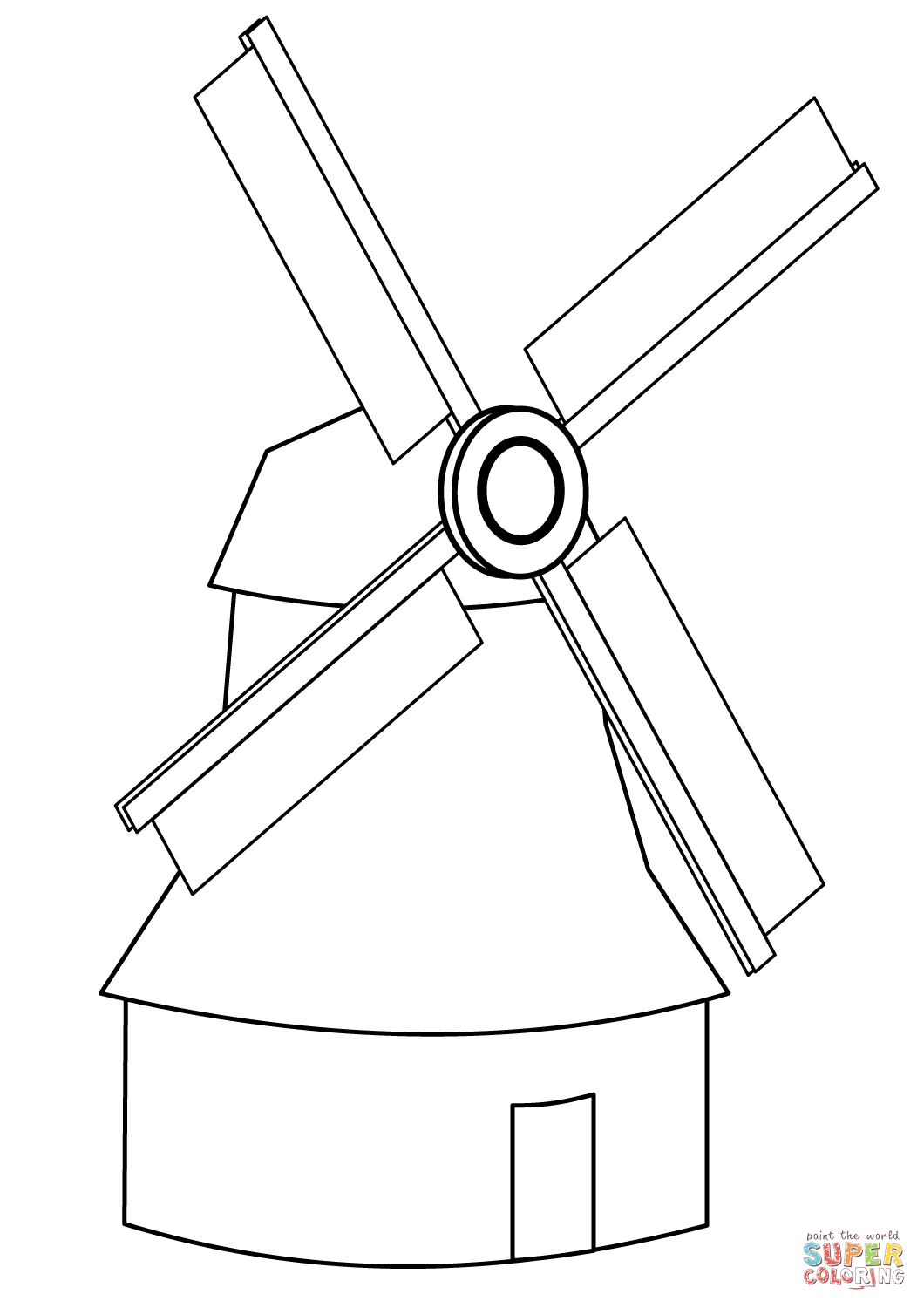 Мельница в селе скетч