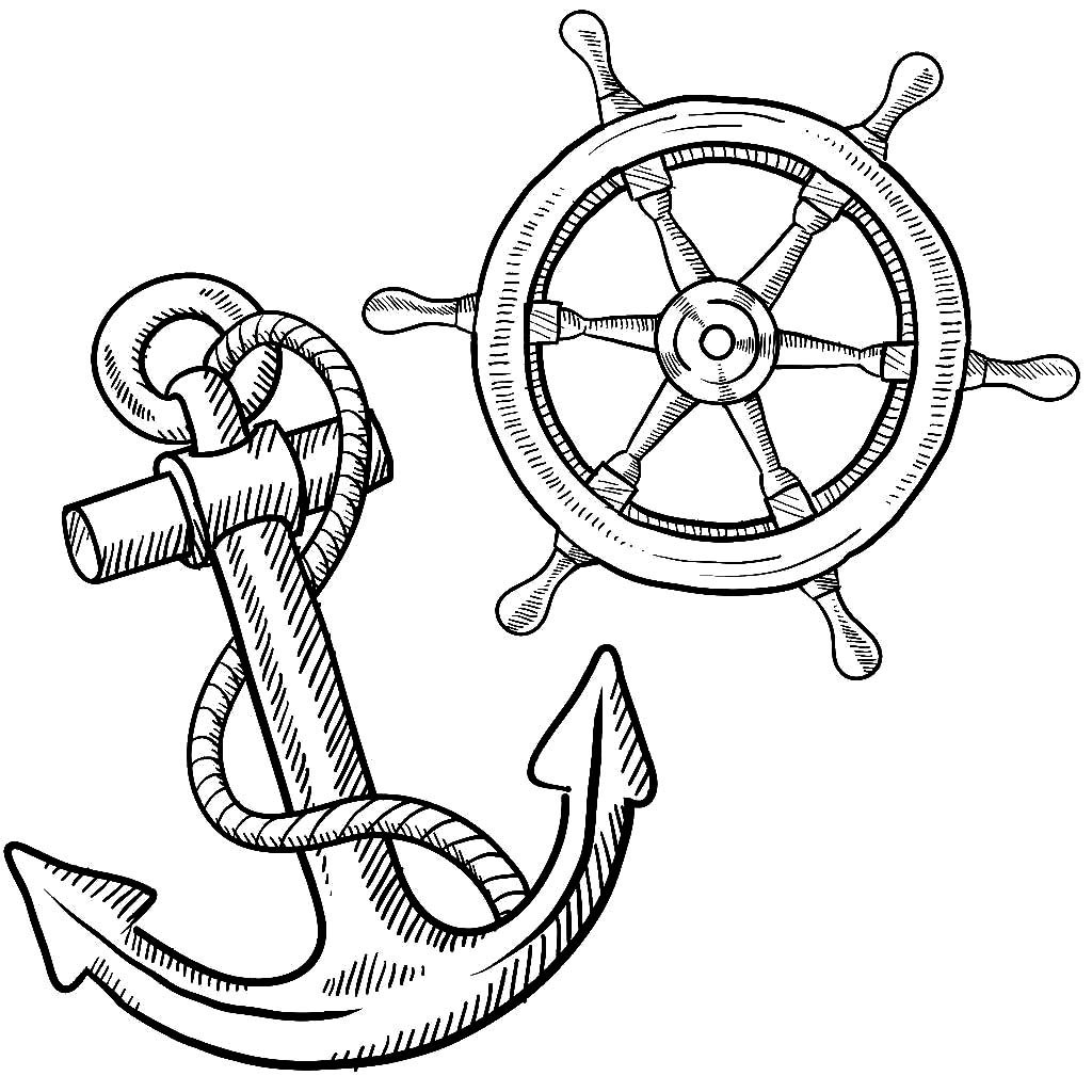 Моряк рисунок