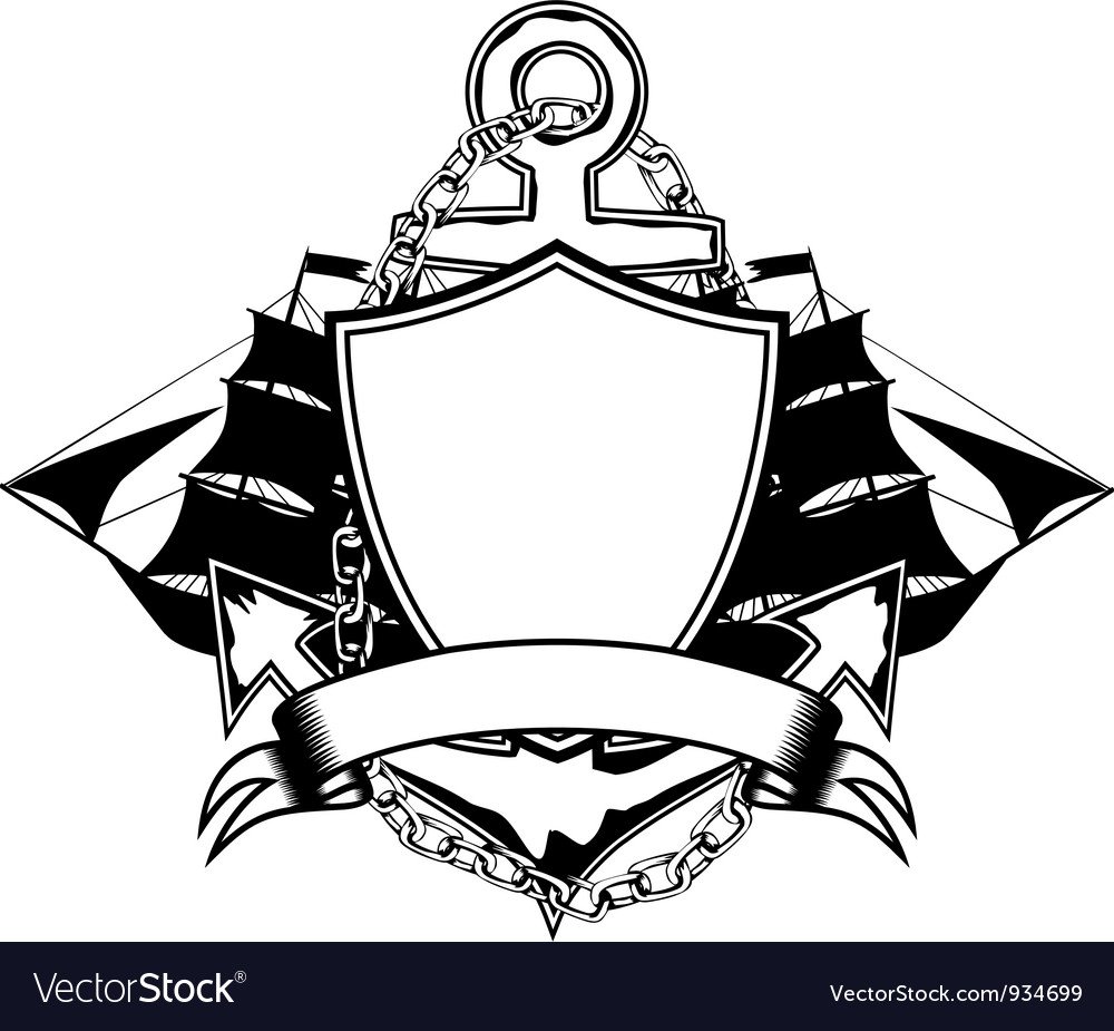 Эмблема морская тематика