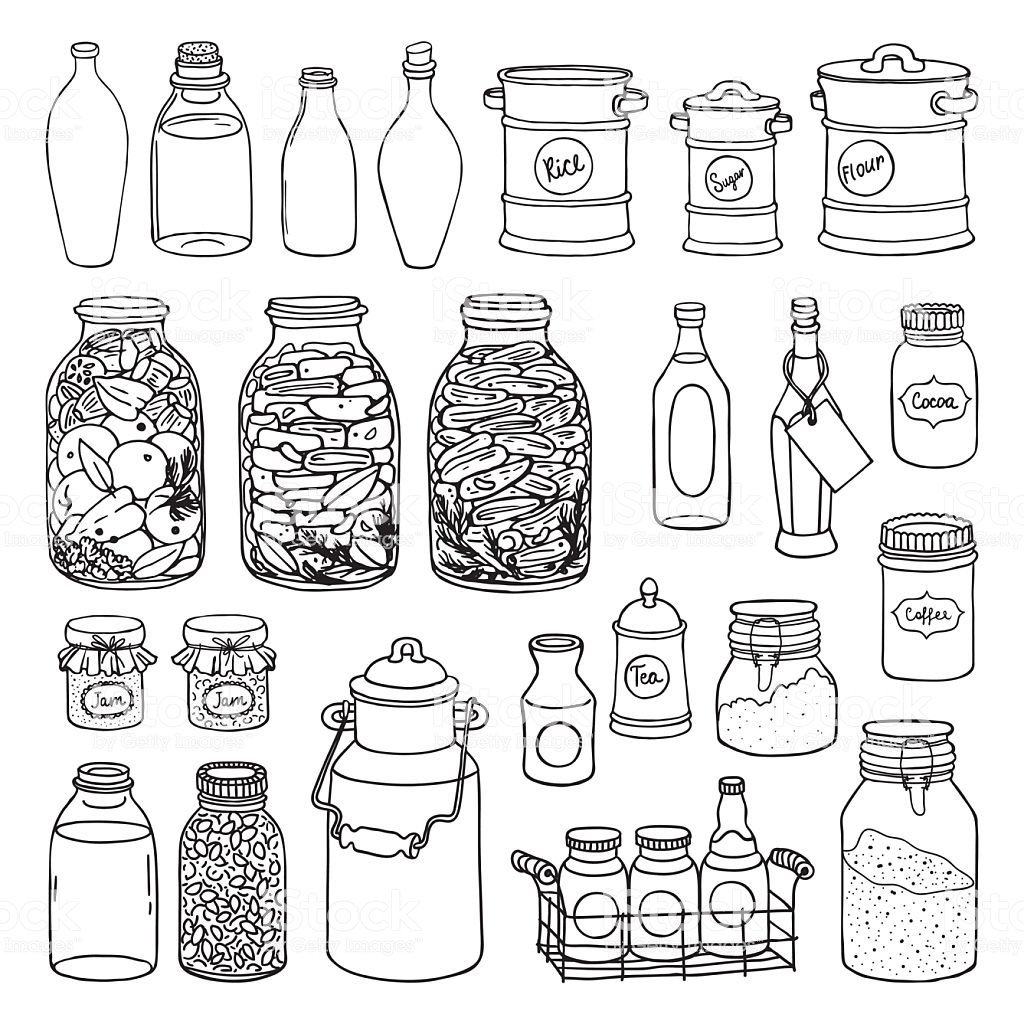 Баночки заготовки для рисования