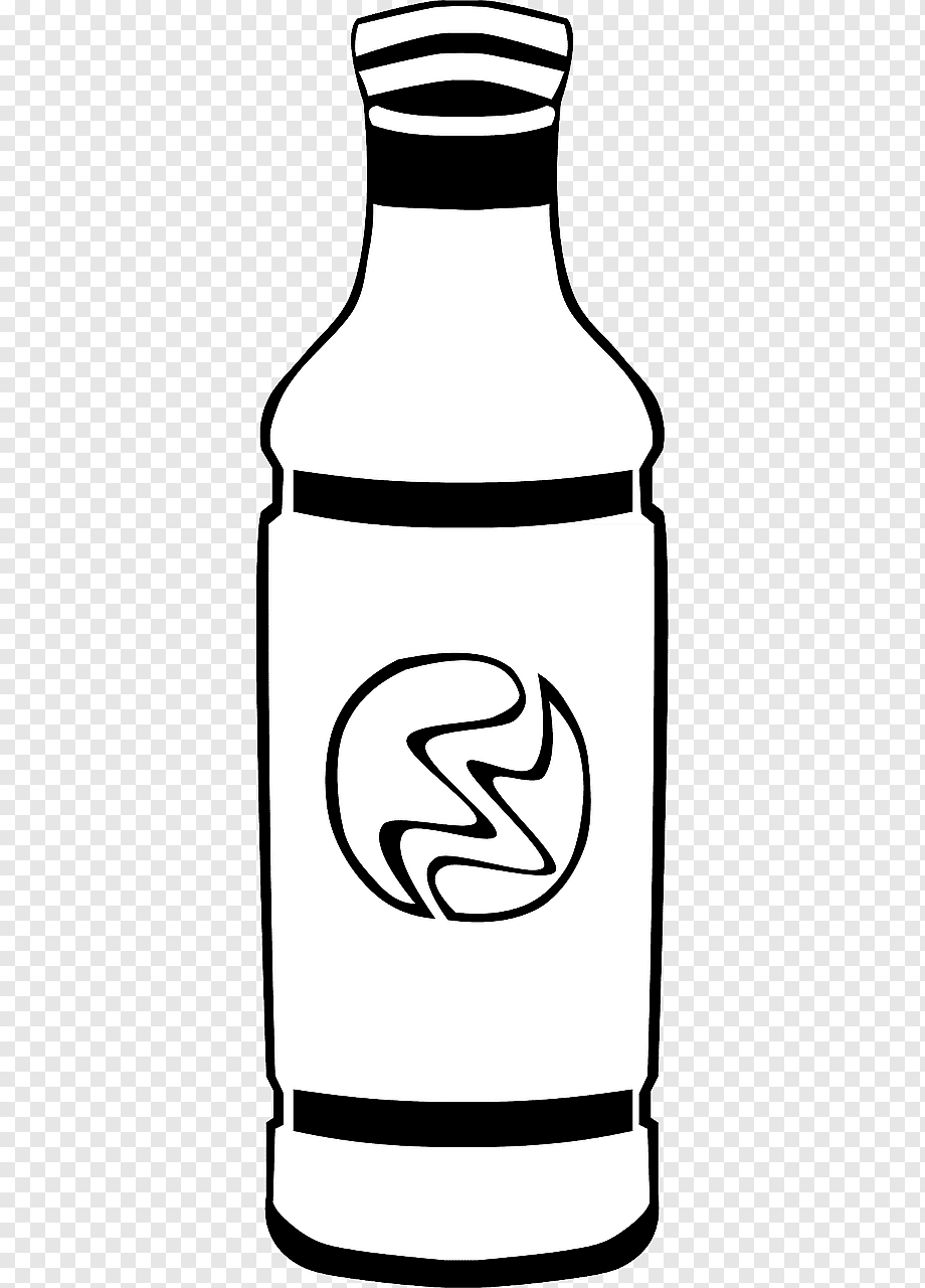 Раскраска напитки в бутылке