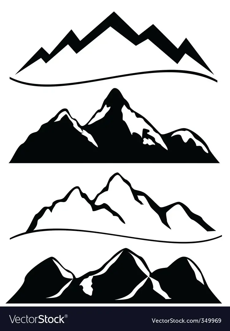 Гора Бештау вектор