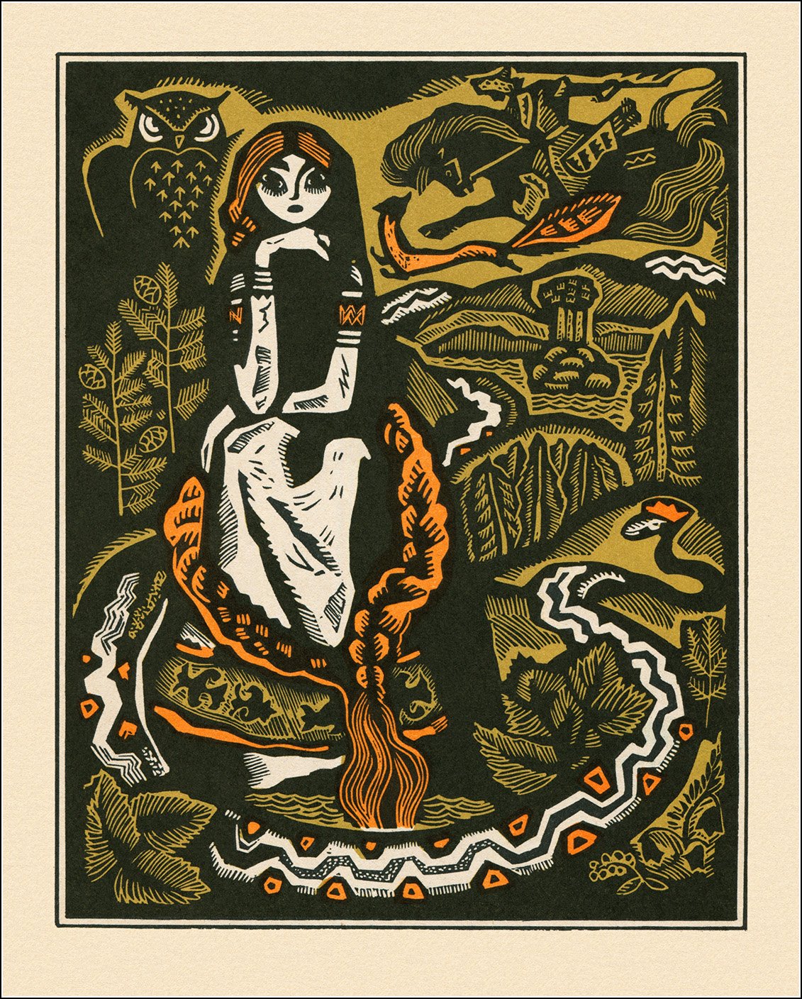 Бажов Малахитовая шкатулка хозяйка медной горы