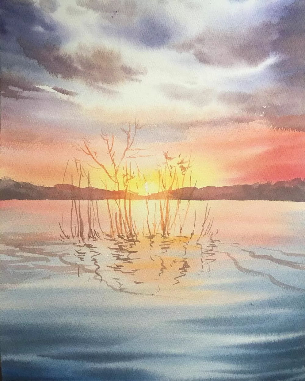 Картина художника Смородинов Руслан-"рассвет"