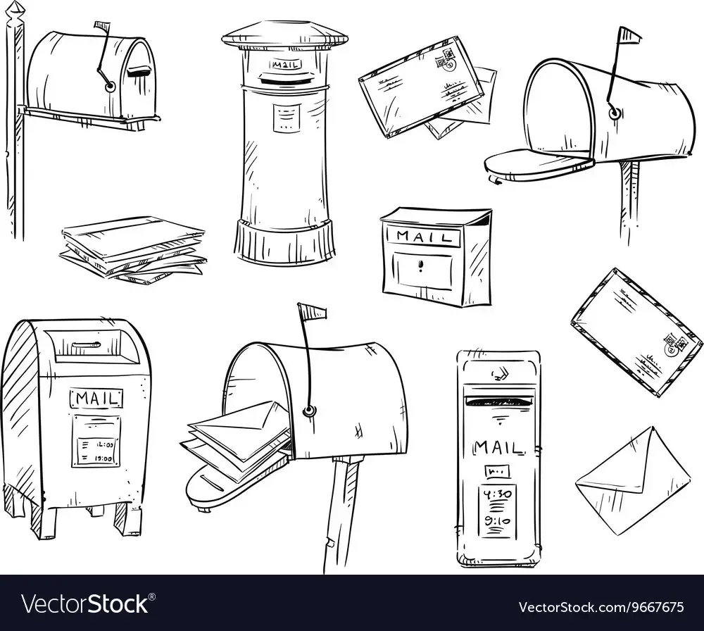 Рисунок на тему почта России