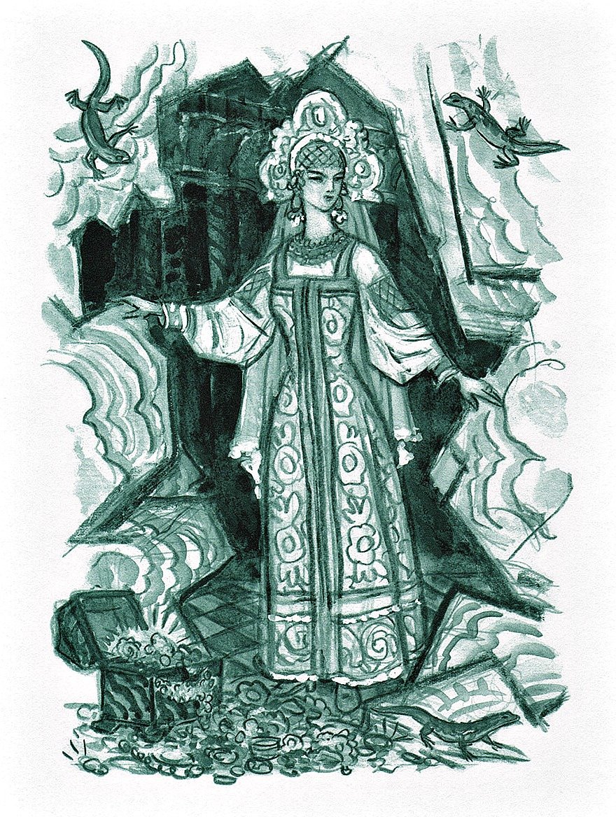 Андерсен Снежная Королева раскраска