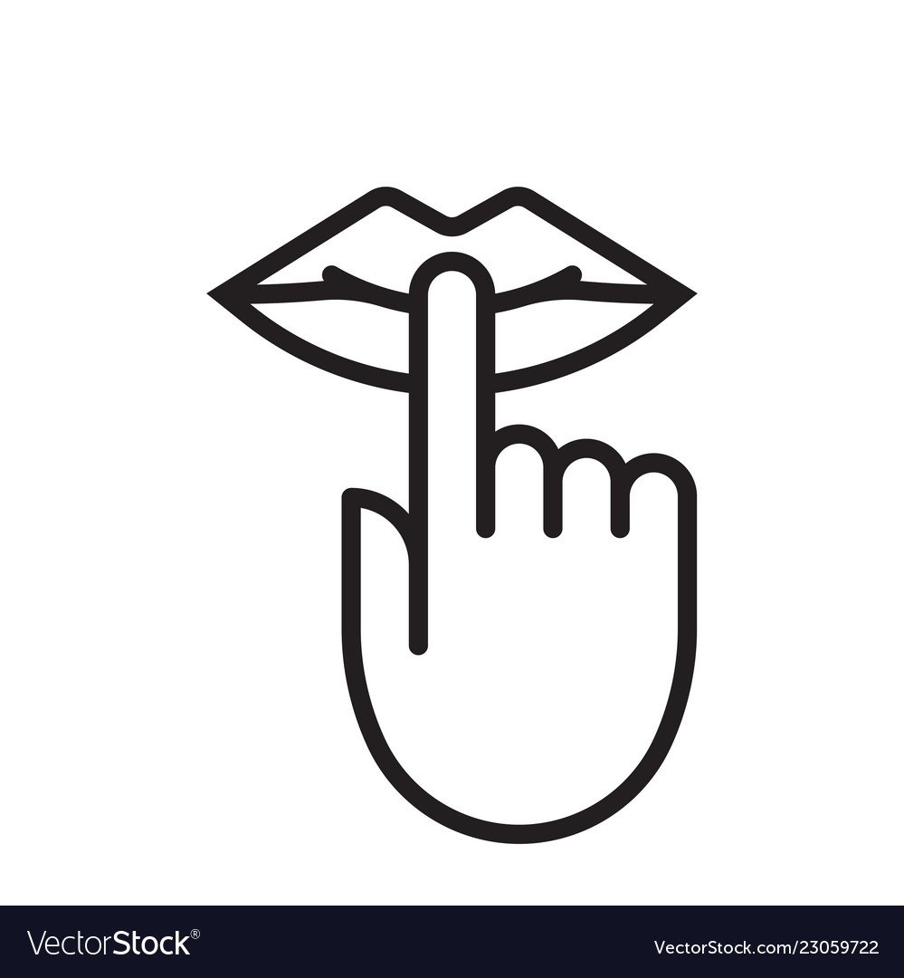 Знак тссс пальцы