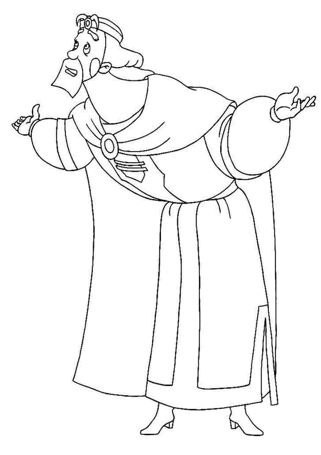 Раскраски три богатыря Любава