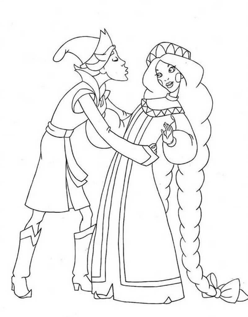 Конь Юлий раскраска