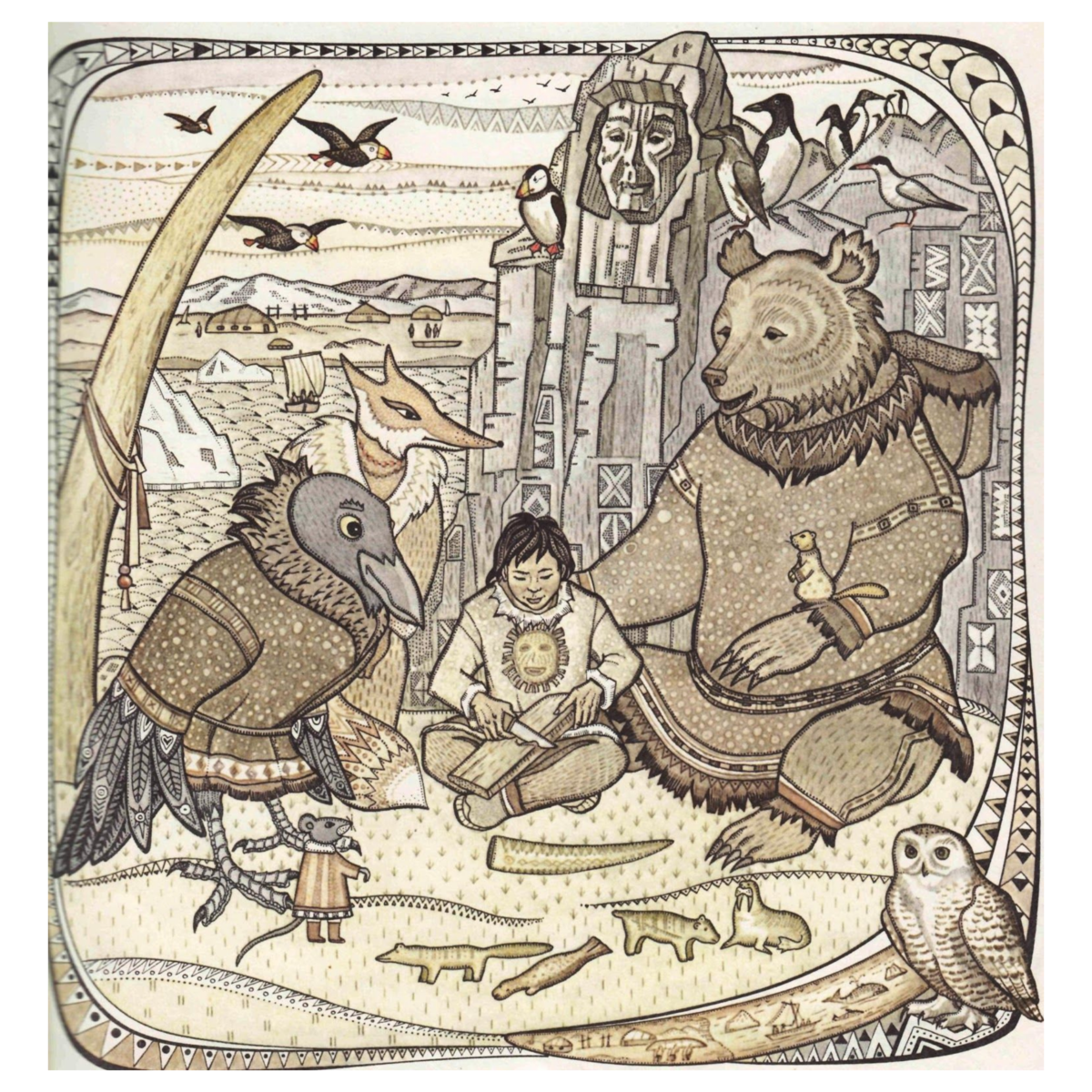 Ханты и манси зарисовки