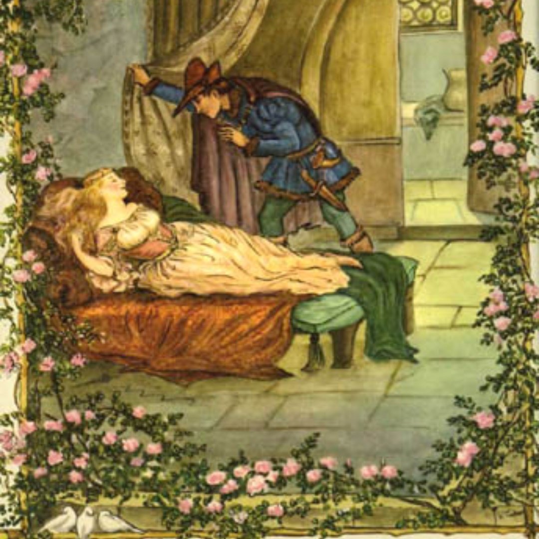 Спящая красавица братья Гримм оригинал