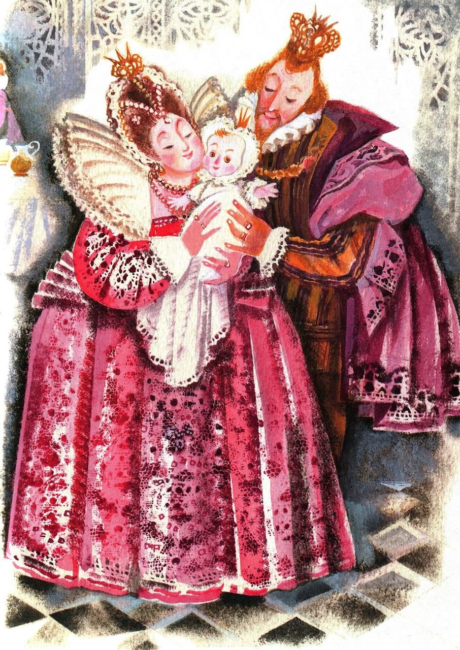 Иллюстратор Гольц Ника Георгиевна спящая красавица