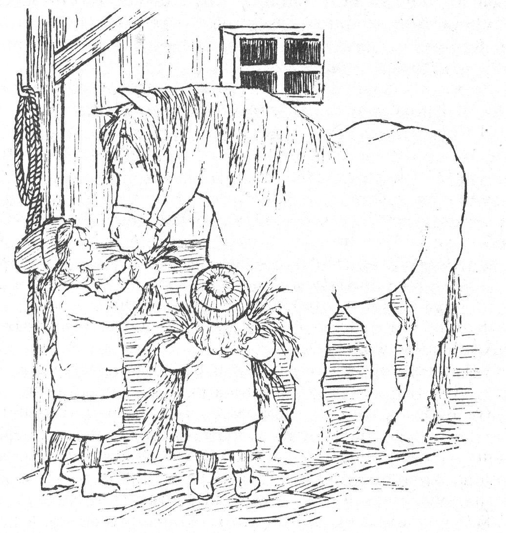 Раскраска по сказке теплый хлеб