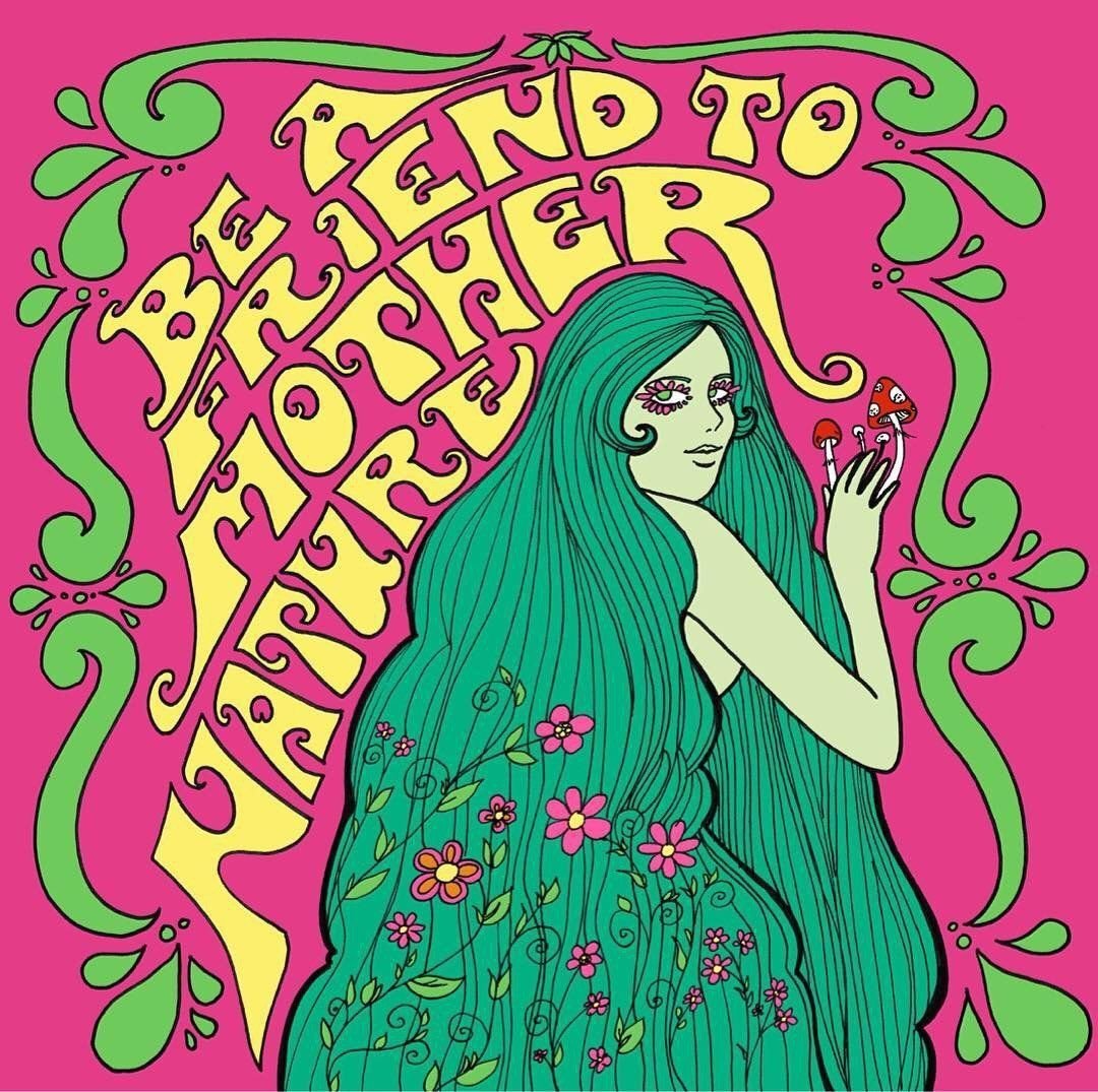 Плакаты в стиле хиппи