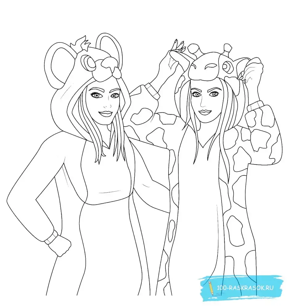 Радуга Rainbow раскраска