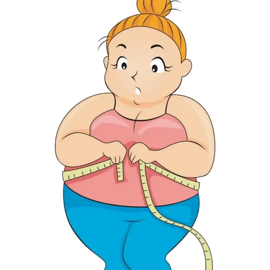 Ожирение мультяшка