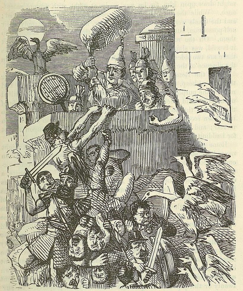 Древний Рим гуси спасли Рим