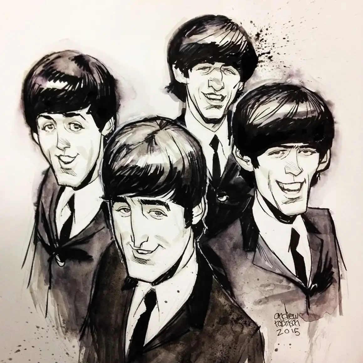 Портреты группы Битлз