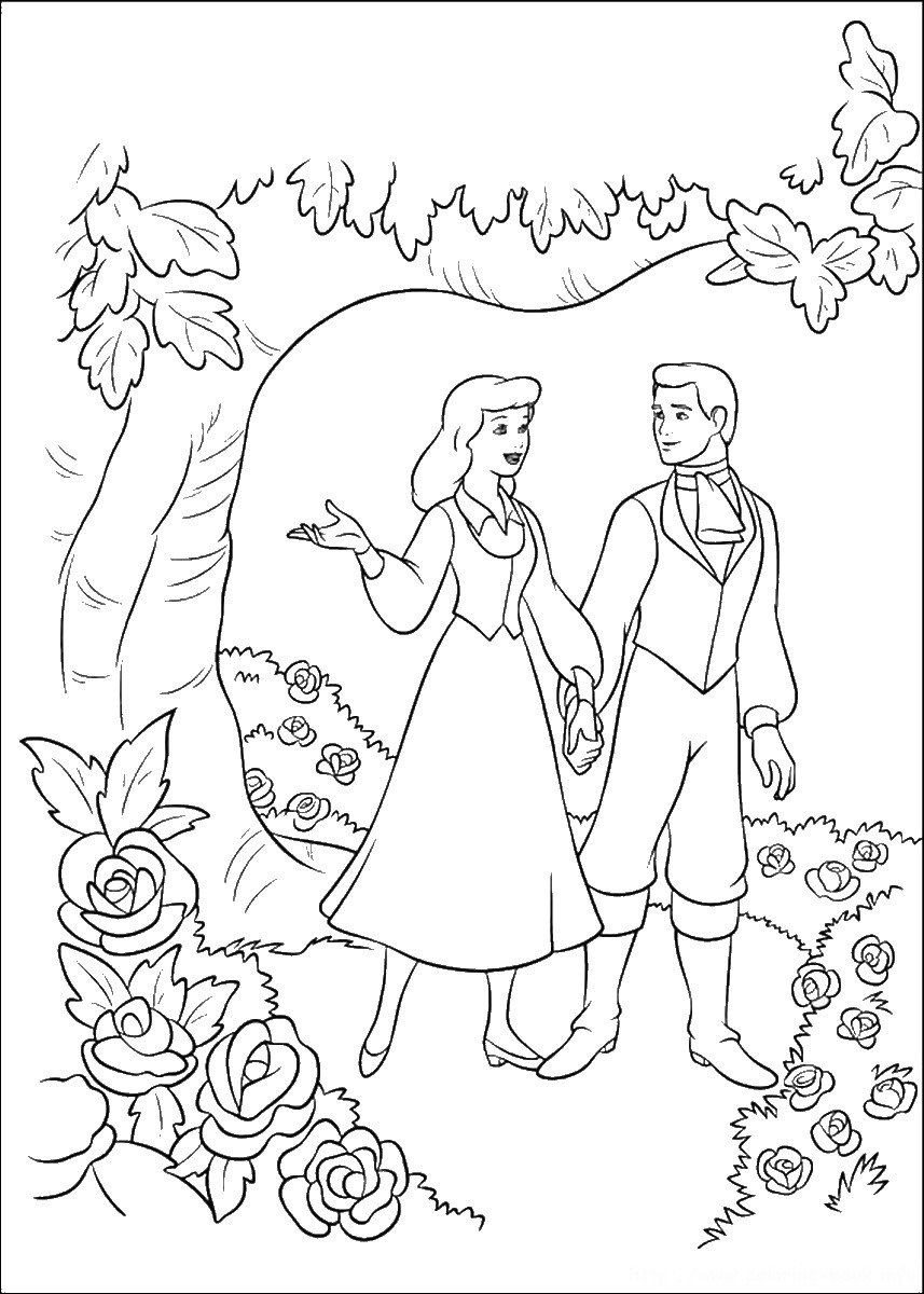 Ш Перро Золушка раскраска