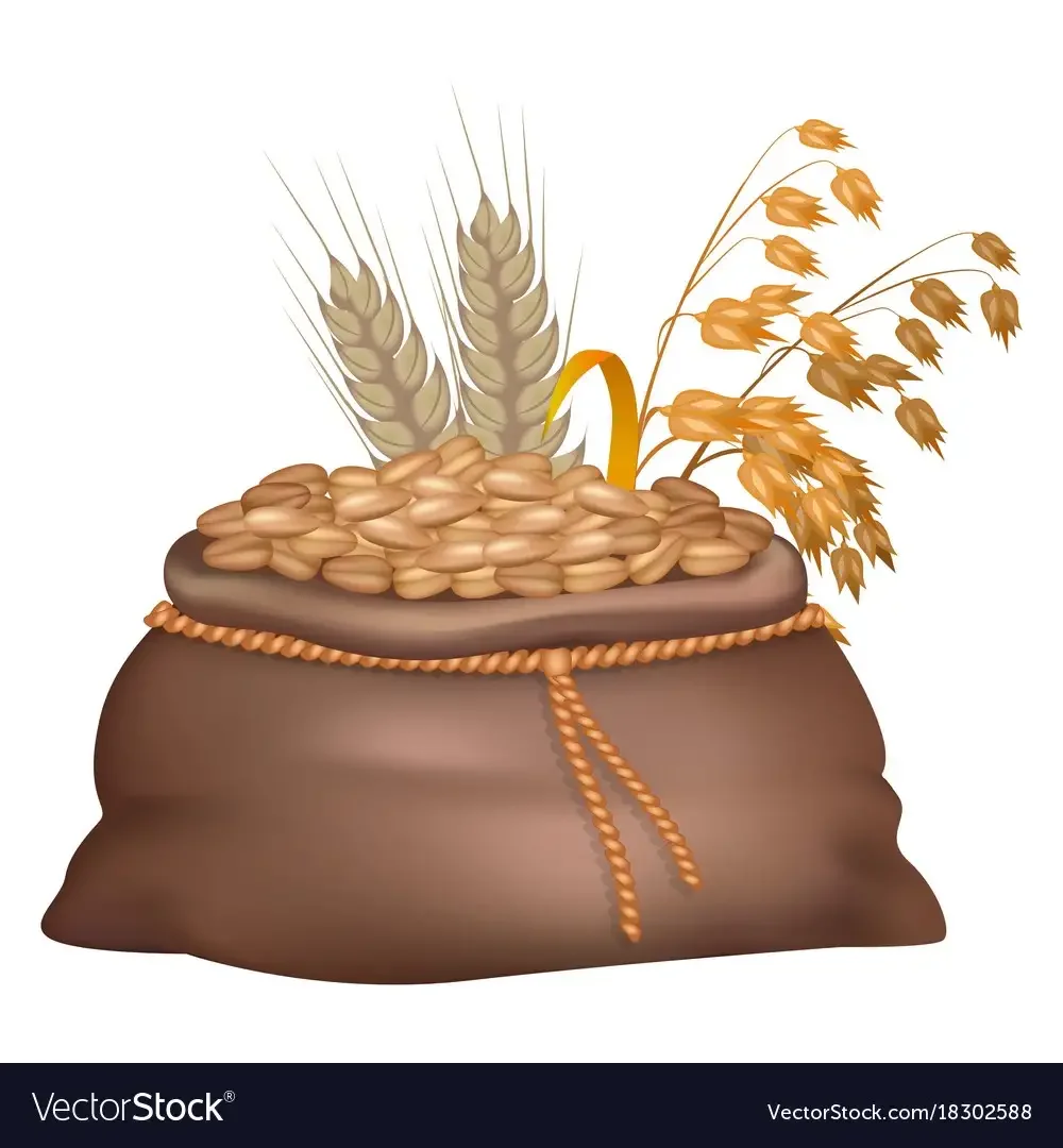 Мешок с зерном мультяшный