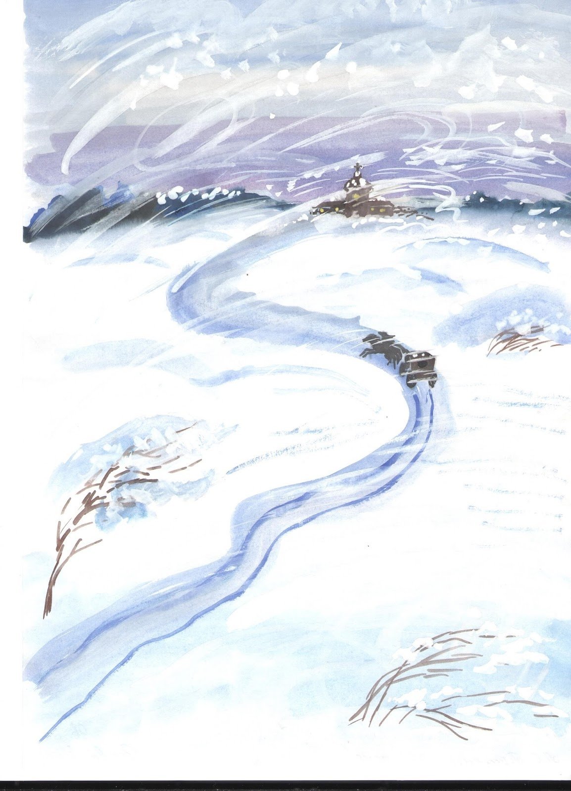 Метель картинки для детей