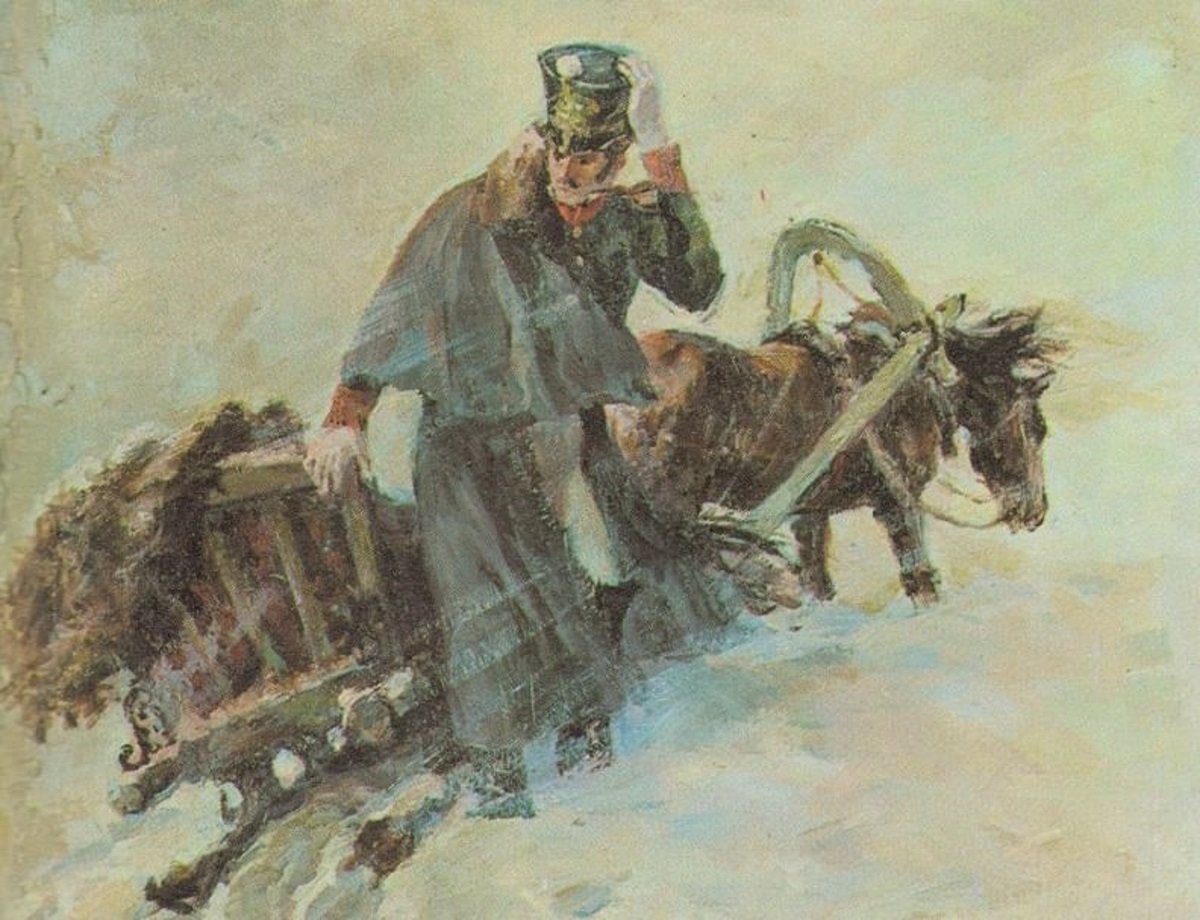 Иллюстрации к повести Пушкина метель