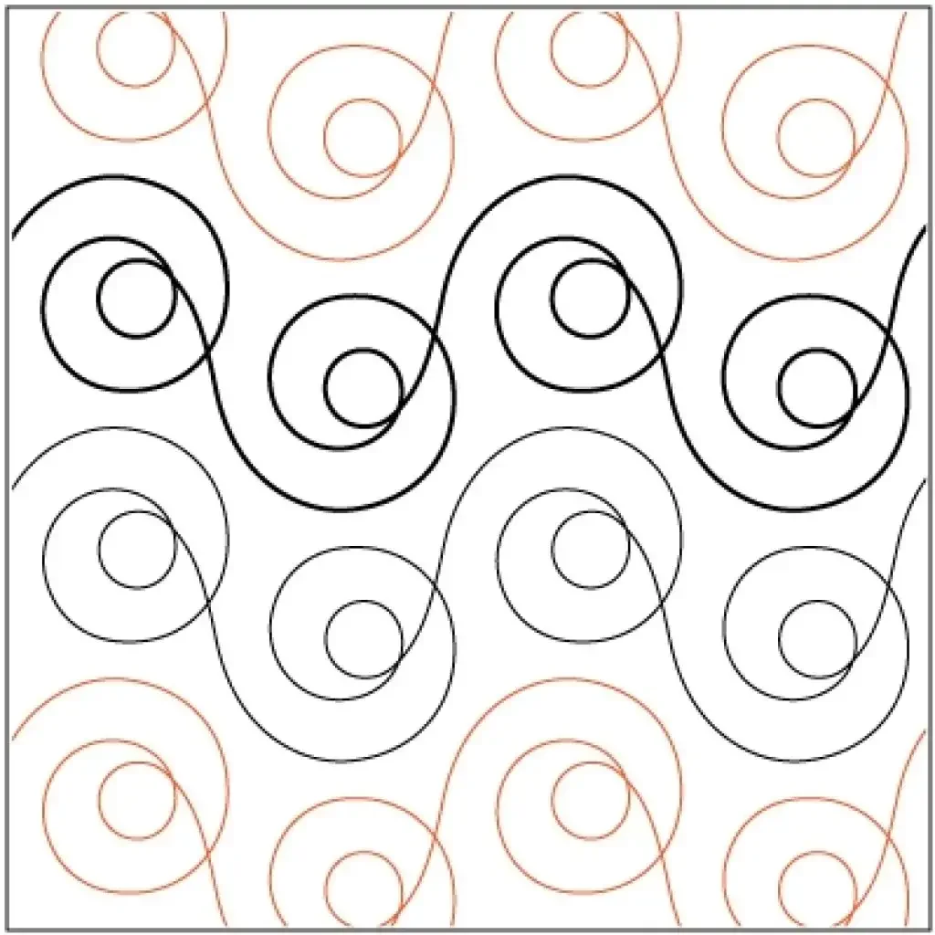 Узоры геометрической Стежки для квилтинга