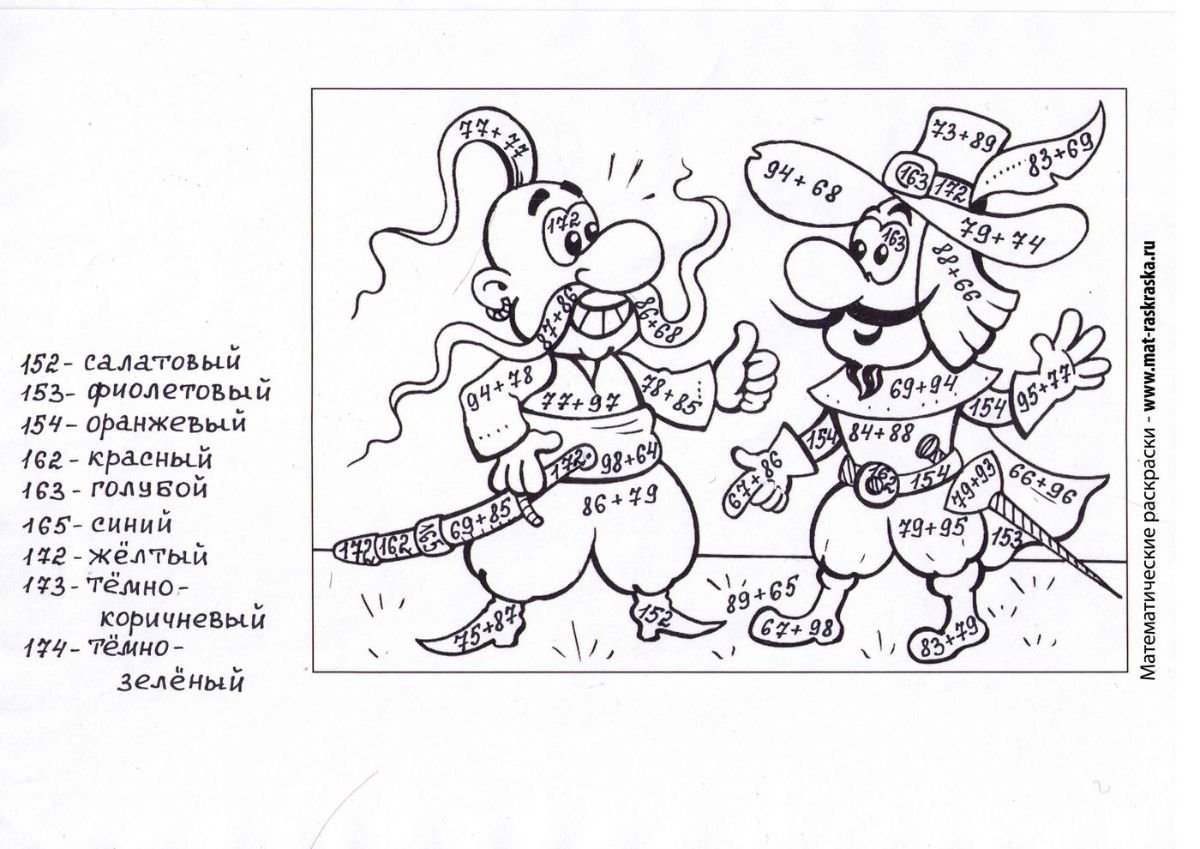 Математическая раскраска