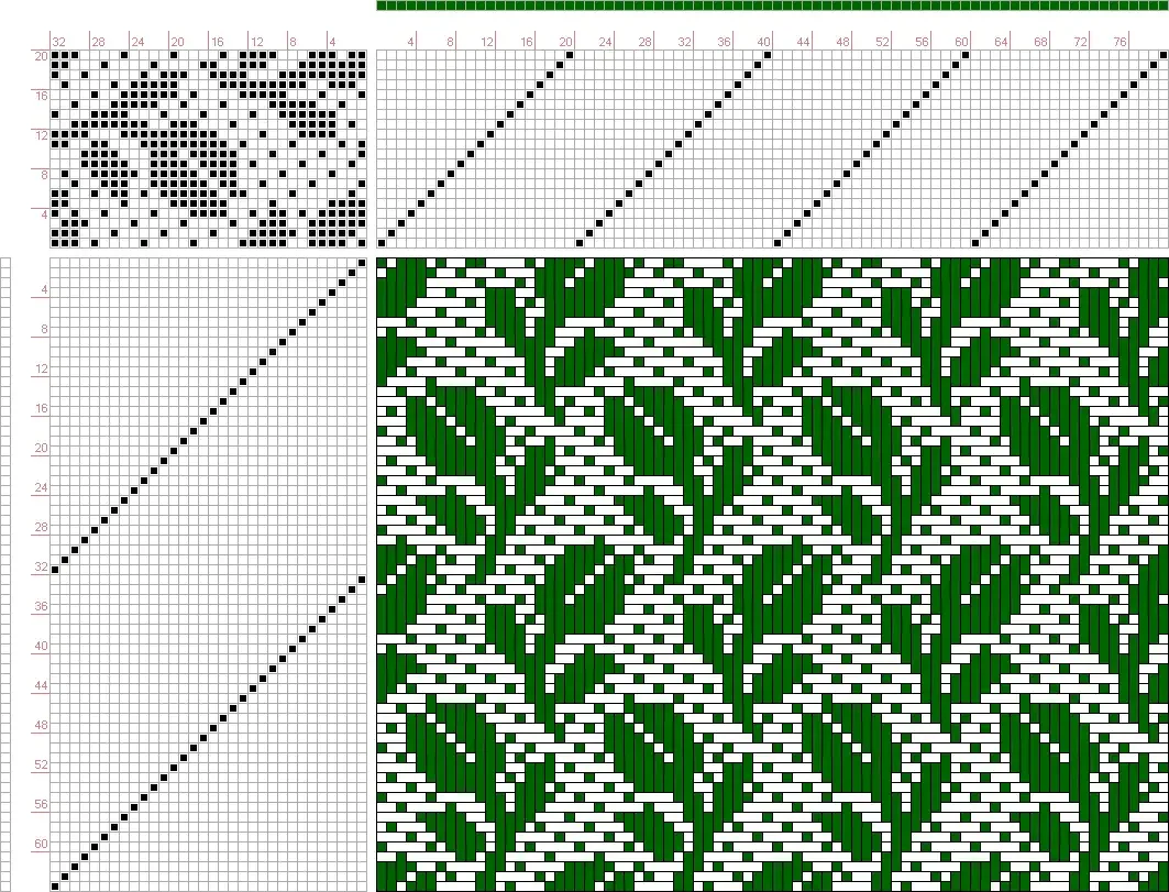 Мелкие жаккардовые узоры