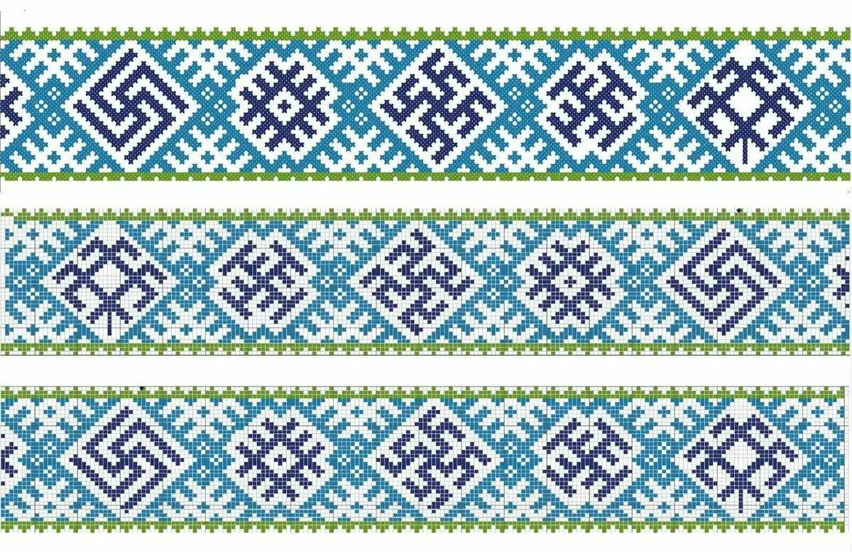 Шведские узоры много чуть чуть
