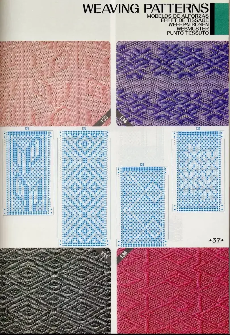 Жаккард для машины Бразер перфокарта