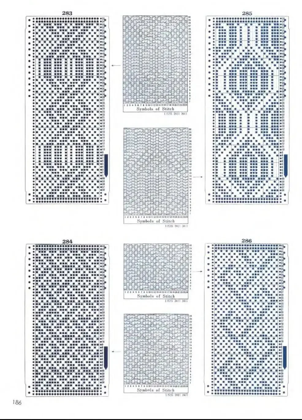 Вивинг на вязальной машине Silver Reed