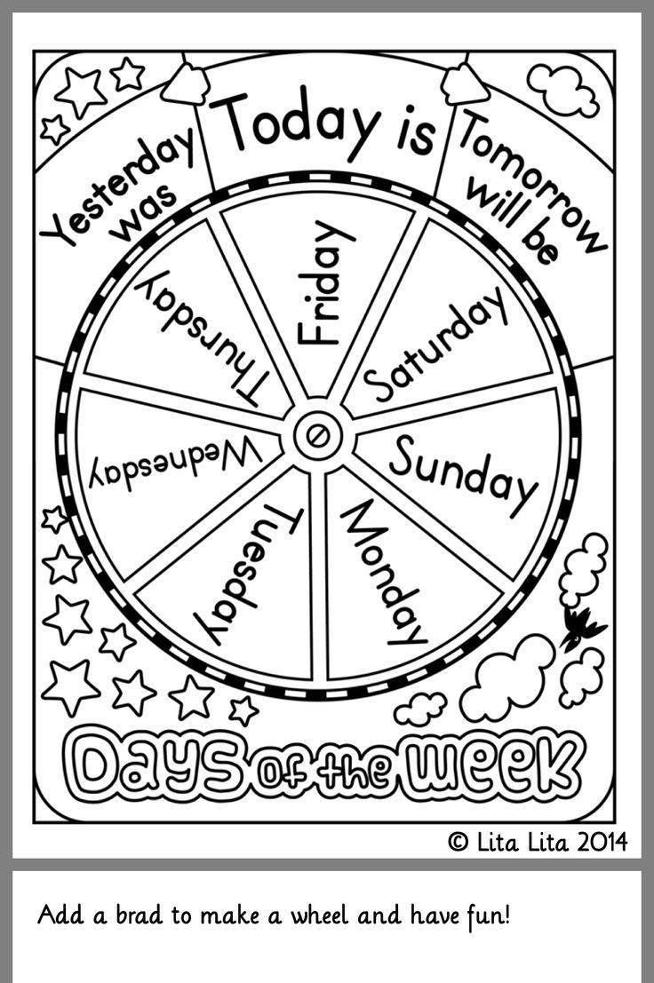 Дни недели на английском задания