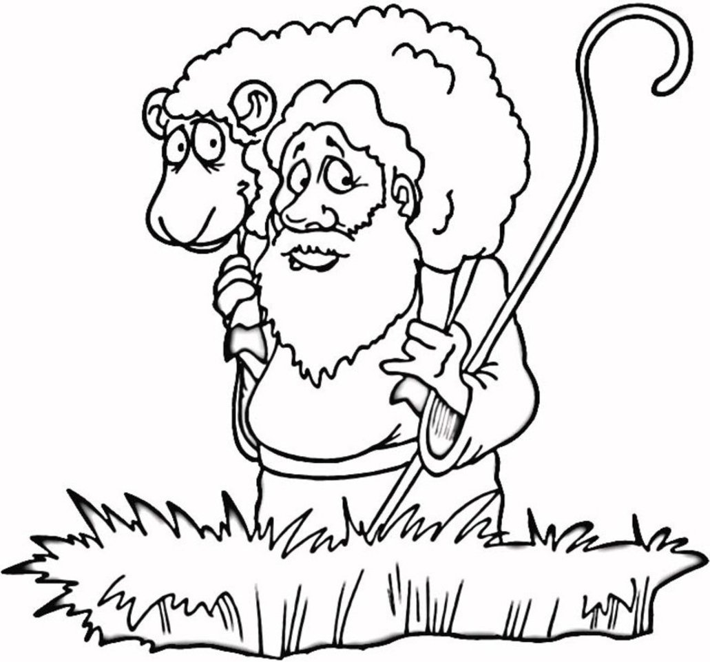 Пастух рисунок для детей