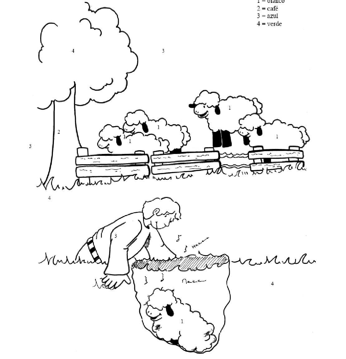 Силуэт Пастухов с овцами Рождество