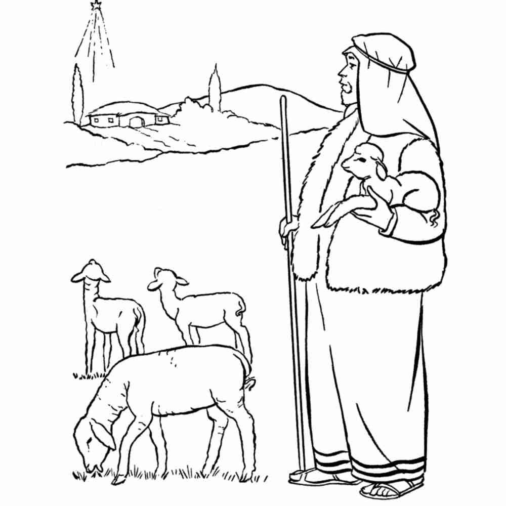 Пастушок раскраска для детей