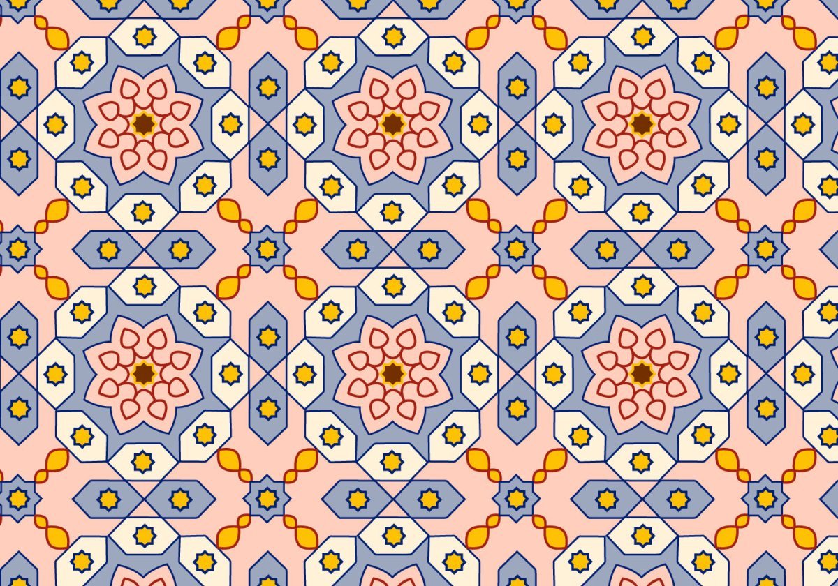 Арабский паттерн вектор